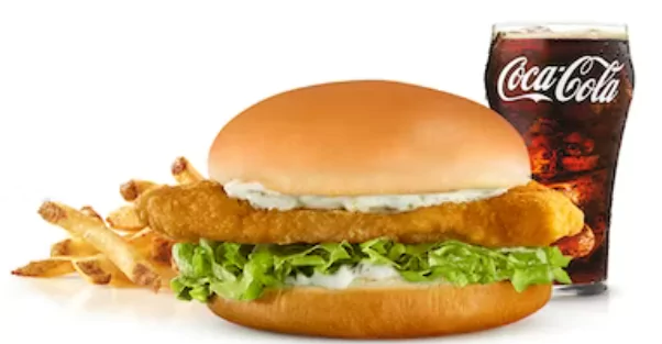 Panko breaded Fish Sandwich Combo