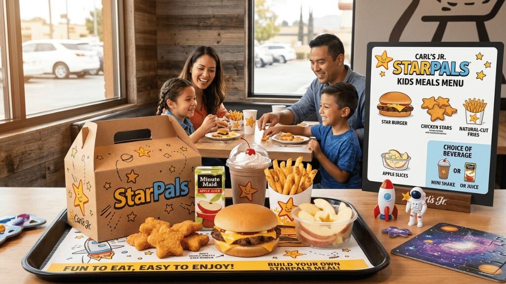 Carls jr Starpals Kids Meals Menu
