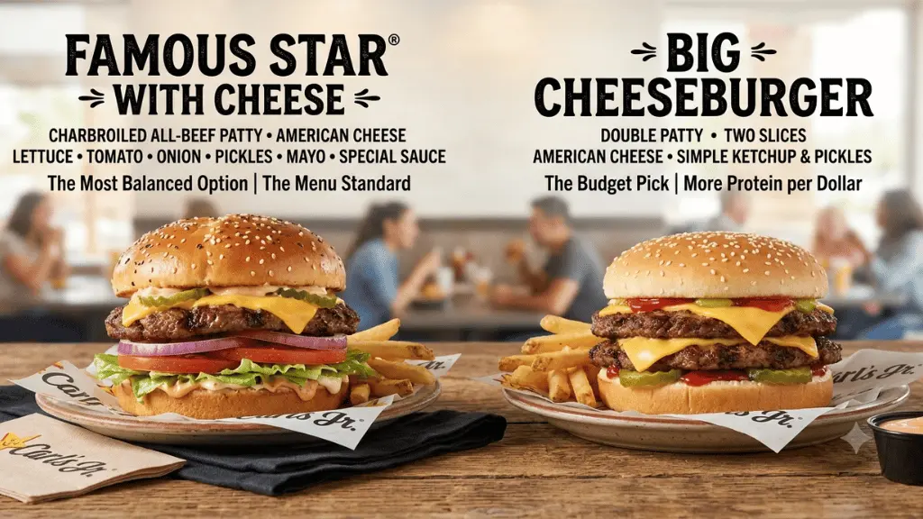 Famous Star and Big Cheeseburger
