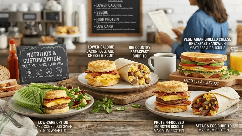 Nutrition, Customization & Dietary Options